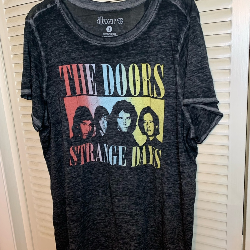 The Doors Strange Days Graphic Tee - Charcoal